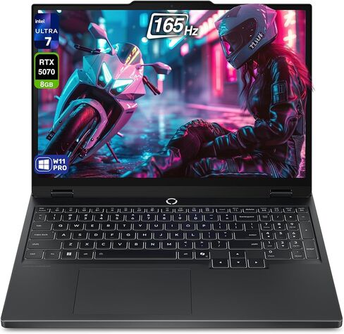 لاب توب لينوفو ليجن 5i الجيل 10 للألعاب، انتل الترا 7-255HX، ذاكرة وصول عشوائي DDR5 سعة 32 جيجا، 1 تيرابايت PCIe SSD، شاشة WQXGA مقاس 15.1 بوصة (2560x1600)، Nvidia G-Force RTX 5070، لوحة مفاتيح RGB 24 منطقة، W11 Pro، Eclipse Black in Kuwait