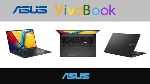 ASUS Vivobook K3704VA-DS96 17X كمبيوتر محمول 17.3 بوصة IPS FHD (Intel i9-13900H، 24 جيجابايت DDR4، 1 تيرابايت PCIe SSD، Intel Iris Xe، Backlit KB، بصمة الإصبع، WiFi 6E، كاميرا ويب، Win 11 Pro) مع موسع منفذ USB DKZ in Kuwait
