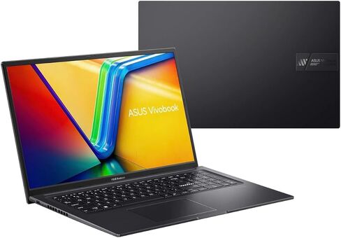 ASUS Vivobook K3704VA-DS96 17X كمبيوتر محمول 17.3 بوصة IPS FHD (Intel i9-13900H، 24 جيجابايت DDR4، 1 تيرابايت PCIe SSD، Intel Iris Xe، Backlit KB، بصمة الإصبع، WiFi 6E، كاميرا ويب، Win 11 Pro) مع موسع منفذ USB DKZ in Kuwait