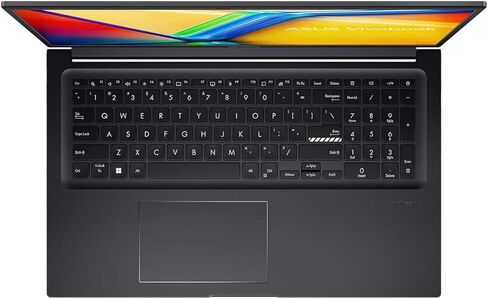ASUS Vivobook K3704VA-DS96 17X كمبيوتر محمول 17.3 بوصة IPS FHD (Intel i9-13900H، 24 جيجابايت DDR4، 1 تيرابايت PCIe SSD، Intel Iris Xe، Backlit KB، بصمة الإصبع، WiFi 6E، كاميرا ويب، Win 11 Pro) مع موسع منفذ USB DKZ in Kuwait