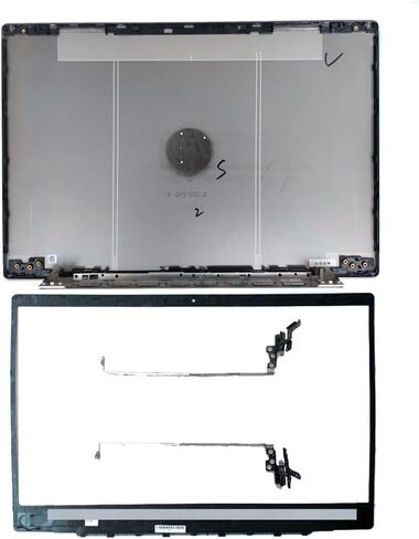 غطاء خلفي بديل جديد للكمبيوتر المحمول LCD مع مفصلات وإطار أمامي لسلسلة HP Pavilion 15 CS 15-CS 15-CW 15T-CS 15Z-CW L23879-001 رمادي in Kuwait