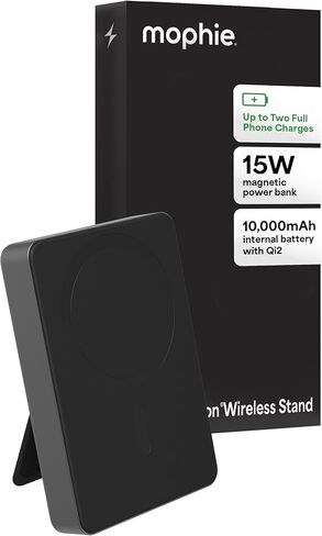 بنك الطاقة Mophie Powerstation Wireless Slim 10,000mAh - متوافق مع MagSafe، معتمد من Qi2 بقدرة 15 وات، شحن سريع 30 وات USB-C PD، حزمة بطارية رفيعة لأجهزة iPhone وAndroid والسفر والاستخدام بالطائرة in Kuwait