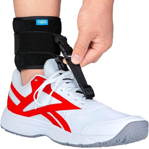 دعامة Omeer AFO للمشي مع الأحذية توفر دعمًا قابلاً للتعديل لقوس القدم للرجال أو النساء، ويمكن ارتداؤها مع الأحذية التي تمتلكها بالفعل ويمكن ارتداؤها على ساقك اليسرى أو اليمنى in Kuwait
