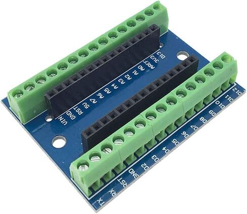3 Pieces of Nano V3.0 3.0 Controller Terminal Adapter Expansion Boards, Nano IO Shield Simple Expansion Boards, Suitable for Arduino Nano AVR ATMEGA328P in Saudi Arabia