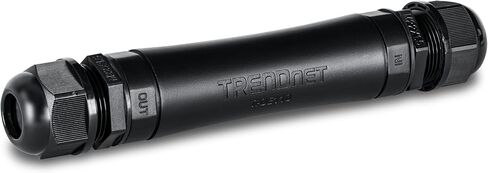 موسع TRENDnet Industrial Gigabit PoE+ المقاوم للماء، TI-OE110، تمديد اتصال PoE+ حتى 100 متر إضافي (328 قدمًا)، يدعم PoE (15.4 وات) وPoE+ (30 وات)، غلاف مصنف IP67، متوافق مع NDAA TAA in Saudi Arabia
