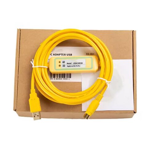 USBACAB230 لكابل نقل بيانات الاتصالات، كابل برمجة PLC ثابت، قابس دائري، موديل ثابت FT232RL، رقاقة صفراء 3 متر in Saudi Arabia