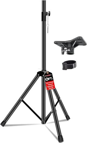 5 Core Speaker Stand Tripod Floor Heavy Duty Adjustable Up to 72 Inch DJ Studio Monitor Stands Pole Mount - SS HD 1PK ORG WOB in Saudi Arabia