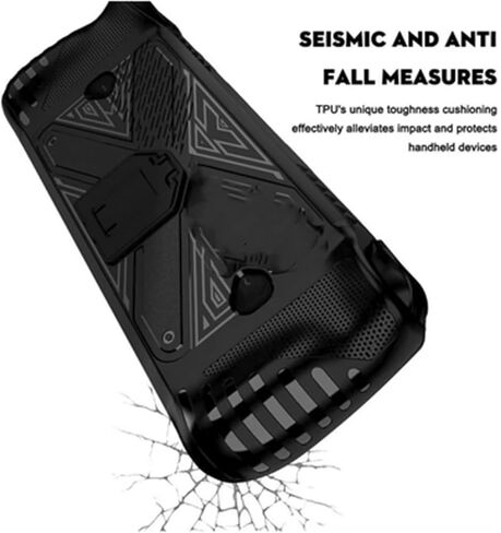 ROG Ally Protective Case for ASUS Rog Ally X 2024 Gaming Handheld Cover with Bracket,Ally Non-Slip Anti-Scratch TPU Soft Cover Protector Game Shock-Absorption Skin Shell (Black) in Kuwait