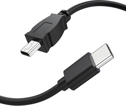 كابل USB-C بديل لنقل البيانات والشحن متوافق مع Nikon UC-E6 / UC-E16 / UC-E17 - قم بتوصيل كاميرات Nikon DSLR وCoolpix بالكمبيوتر والكمبيوتر اللوحي والهاتف الذكي - 12 بوصة in Kuwait