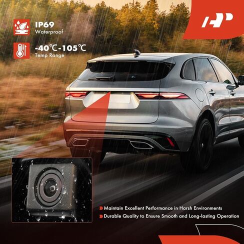 كاميرا A-Premium Park Assist للرؤية الخلفية وكاميرا خلفية احتياطية متوافقة مع موديلات مختارة من Toyota - 2013 2014 Venza - استبدال # 867900T010 in Saudi Arabia