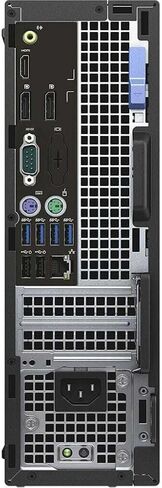 كمبيوتر مكتبي Dell Optiplex 7040 صغير الحجم، معالج Intel i7 Core i7-6700، ذاكرة وصول عشوائي 8 جيجابايت، SSD 256 جيجابايت، لوحة مفاتيح وماوس، منفذ عرض، Win 11 Pro (متجدد) in Kuwait