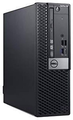 الكمبيوتر المكتبي طراز Optiplex 7060 SFF من Dell | كور i7-8700 - محرك الأقراص الصلبة SSD سعة 1 تيرابايت - ذاكرة الوصول العشوائي 32 جيجابايت | 6 مراكز بتردد 4.6 جيجا هرتز Win 11 Home Black (متجدد) in Saudi Arabia
