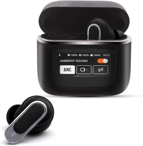 Klowcok Replacement Ear Tips for JBL Tour Pro 3 / Tour Pro 2 Wireless Earbuds, Soft Silicone Eartips 3 Pairs (S/M/L) (Black) in Saudi Arabia