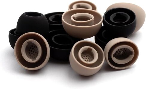 Klowcok Replacement Ear Tips for JBL Tour Pro 3 / Tour Pro 2 Wireless Earbuds, Soft Silicone Eartips 3 Pairs (S/M/L) (Black) in Saudi Arabia
