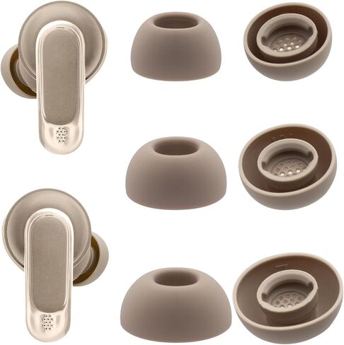 أطراف أذن بديلة من Klowcok لسماعات الأذن اللاسلكية JBL Tour Pro 3 / Tour Pro 2، أطراف أذن من السيليكون الناعم 3 أزواج (S/M/L) (أسود) in Kuwait