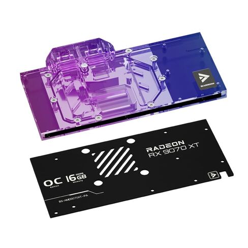 Barrow Copper GPU Water Cooling Block GPU Waterblock for ASRock AMD Radeon RX 9070 XT Taichi 16GB OC in Saudi Arabia
