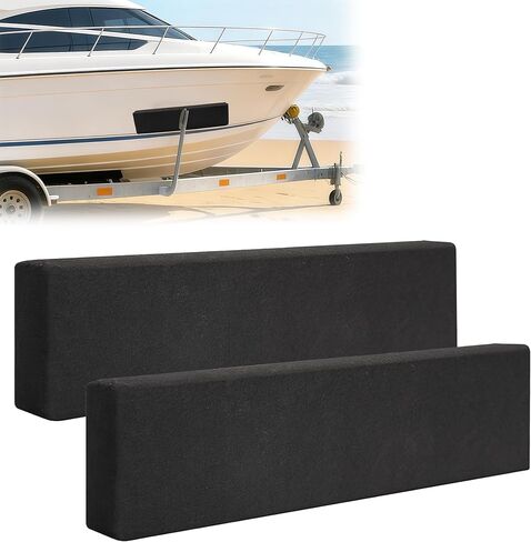 2PCS Carpeted Boat Trailer Bunks, Boat Trailer Bunks, Felt Fabric & Marine Grade Lumber Boat Trailer Guides, Boat Trailer Side Bunks, Protect Boat During Loading and Towing in Saudi Arabia