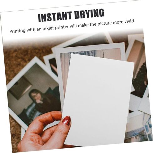 100 ورقة من ورق الصور عالي اللمعان للطباعة لمشاريع التصوير الفوتوغرافي DIY بألوان زاهية ولمسة نهائية ناعمة للحصول على نتائج احترافية in Kuwait