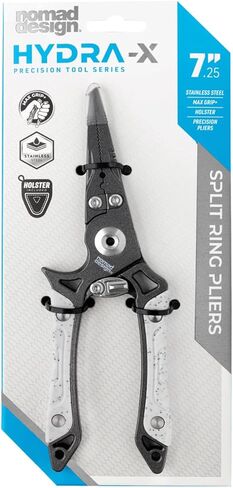 Nomad Design Hydra-X Series 7.25" Stainless Steel Split Ring Fishing Pliers With Non-Stick Coating in Saudi Arabia