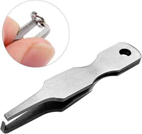 1Pc Silver Stainless Steel Tackle Fishing Splits Pliers Fishing Line Tweezers,Fishing Line Tweezers Pliers Quick Splits Rings Stainless Steel Opener Tools,Fishing Plier Hook Removers in Saudi Arabia