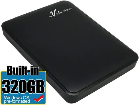 Avolusion HD250U3-Z1 320GB USB 3.0 Portable External Hard Drive (WindowsOS NTFS Pre-Formatted) in Saudi Arabia
