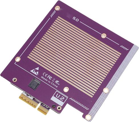 محول PUSOKEI PCIe 5.0 X4 إلى U.2، محول NVMe SSD عالي السرعة مع تبديد حرارة نحاسي كبير، لمحركات الأقراص الصلبة U.2 U.3 يفوز بنظام التشغيل X in Kuwait