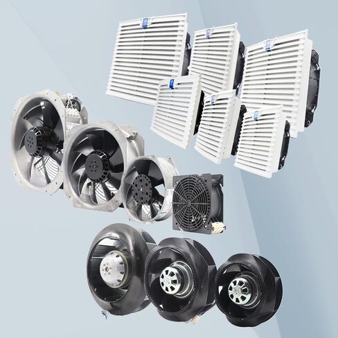 Ebm Papst R3G190-RC03-06 190 مم 60 وات EC مروحة طرد مركزي 2810 دورة في الدقيقة 220-240VAC متوافقة مع الرادياتير والثلاجة ومبردات ناقل الحركة وسطح المكتب وبطاقات الرسومات ووحدة التحكم في الألعاب in Kuwait