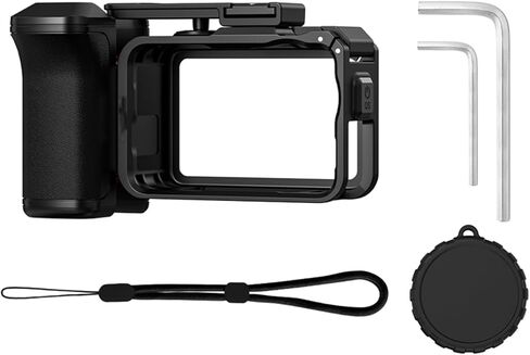 OSMO Action 6 Handle Grip Kit for DJI Osmo Action 6 Accessories, Street Photography Xplorer Grip Kits with Shutter Button, Cold Shoe, Lens Cap & Lanyard (Handle Kit) in Saudi Arabia