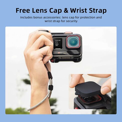 مجموعة قبضة Ace Pro/Ace Pro 2 Xplorer لـ Insta360، مجموعة مقبض تصوير الشوارع مع زر مصراع، إطلاق سريع، حذاء بارد لملحقات Insta360 Ace Pro/Ace Pro 2 in Saudi Arabia
