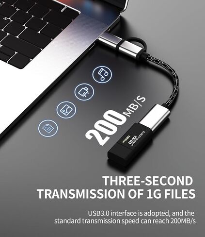 USB C Micro USB male to USB Female Adapter(2in1)OTG 3.0 Cable Port for Apple for iPhone 16 15 pro max Type C Android Adaptor for iPad USB-A Keyboard Mouse Connector Flash Drive compatible for Samsung in Saudi Arabia
