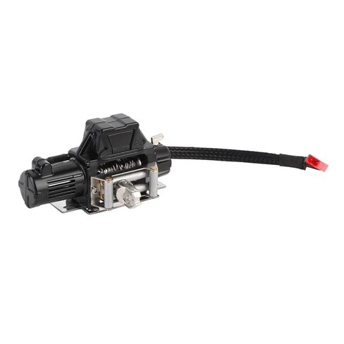 ونش RC 1/10، بديل ونش محاكاة RC المعدني لسيارة SCX10، سيارة زاحفة 1/10 RC، مصنوعة خصيصًا من المعدن الفاخر، مصممة من المعدن الفاخر (أسود) in Kuwait