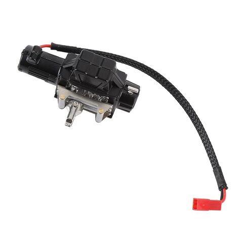 ونش RC 1/10، بديل ونش محاكاة RC المعدني لسيارة SCX10، سيارة زاحفة 1/10 RC، مصنوعة خصيصًا من المعدن الفاخر، مصممة من المعدن الفاخر (أسود) in Kuwait