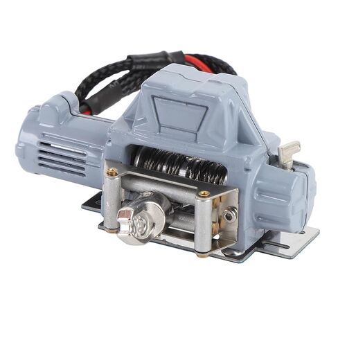 ونش 1/10 RC، بديل ونش محاكاة RC معدني لـ SCX10، سيارة زاحفة 1/10 RC، مصنوعة خصيصًا من المعدن الفاخر، مصممة من المعدن الفاخر (رمادي) in Kuwait
