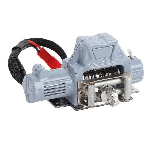 ونش 1/10 RC، بديل ونش محاكاة RC معدني لـ SCX10، سيارة زاحفة 1/10 RC، مصنوعة خصيصًا من المعدن الفاخر، مصممة من المعدن الفاخر (رمادي) in Kuwait