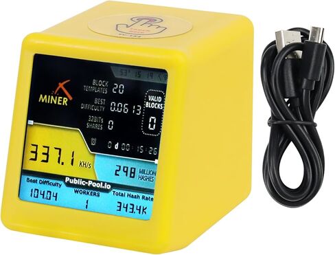 تلفزيون FREENOVE Bitcoin Miner Solo Lottery Miner Mini ESP32، شاشة 1.54 بوصة، شاشة IPS 240 × 240 بكسل، وحدة تحكم دقيقة ثنائية النواة 32 بت 240 ميجاهرتز، WiFi+BT زر لمس قابل للبرمجة، برنامج تعليمي للرمز in Kuwait