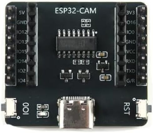 2 قطعة لوحة تطوير ESP32-CAM مع وحدة كاميرا واجهة التحميل التلقائي من النوع C لمشاريع IoT وDIY in Kuwait