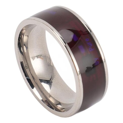 Asixxsix Smart NFC Ring, Steel Material, for Door Locks, File Transfer, NFC Devices, Ideal Gift for Men, All Round Sensing Technology Wearable Smart Ring for Mobile Phones (10) in Saudi Arabia