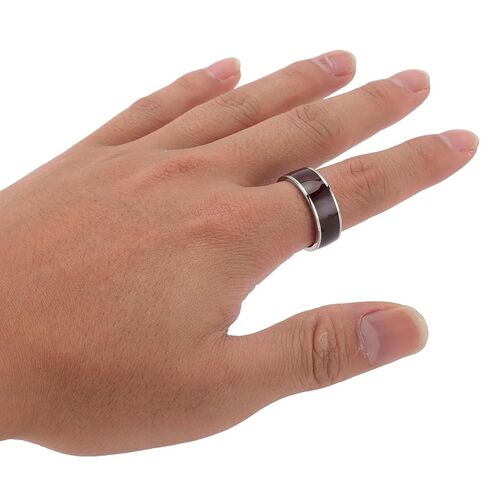 Asixxsix Smart NFC Ring, Steel Material, for Door Locks, File Transfer, NFC Devices, Ideal Gift for Men, All Round Sensing Technology Wearable Smart Ring for Mobile Phones (10) in Saudi Arabia