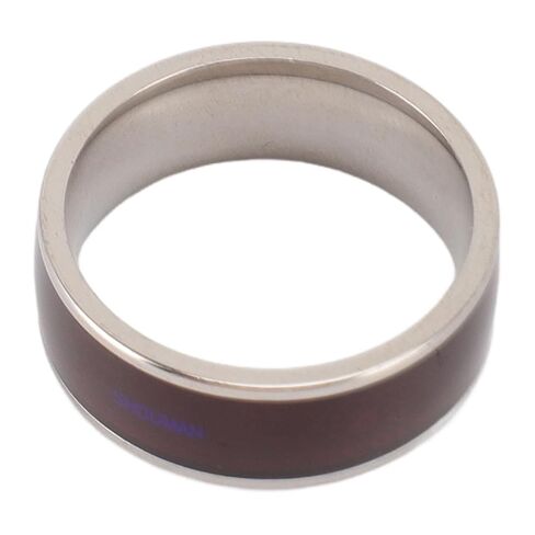 Asixxsix Smart NFC Ring, Steel Material, for Door Locks, File Transfer, NFC Devices, Ideal Gift for Men, All Round Sensing Technology Wearable Smart Ring for Mobile Phones (10) in Saudi Arabia