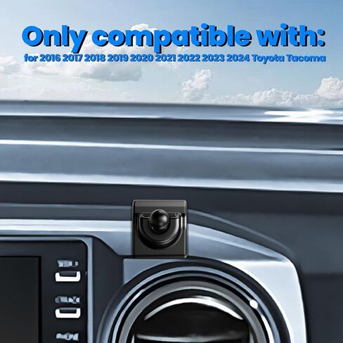 حامل هاتف ELOHEI لسيارة Toyota Tacoma مع قاعدة مخصصة، حامل هاتف سيارة مناسب خصيصًا لـ Tacoma 2016 2017 2018 2019 2020 2021 2022 2023 2024، ملحقات الجيل الثالث in Kuwait