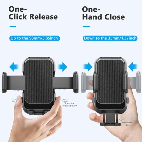 Cup Car Phone Holder for Car,Universal Adjustable Gooseneck Car Phone Holder - 360° Rotatable Dashboard Clip Mount for Smartphones 4-7.5 Inches,Black. in Saudi Arabia