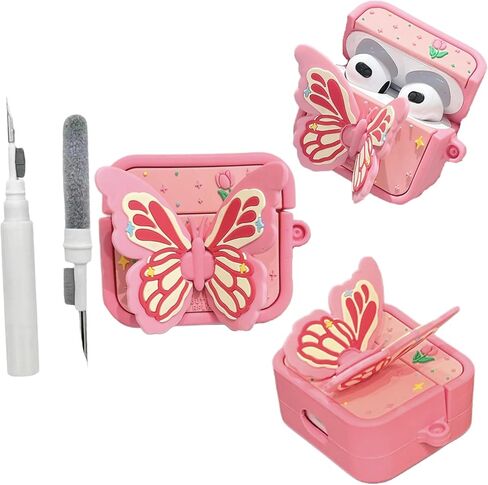 for AirPods Pro2/Pro Case Cover, Cute 3D Silicone Cartoon Protective Shell with Cleaner Kit, Compatible with Apple Air Pod Pro2/Pro Generation, Funny Cute Ear Pod Sleeve for Women Men Teens Wall-E in Saudi Arabia