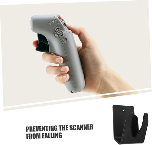 HOMSFOU 2pcs Barcode Scanner Holder Wall-Mounted Stand for Office Scanning Bar-Code Barcode Scanner Mount in Saudi Arabia
