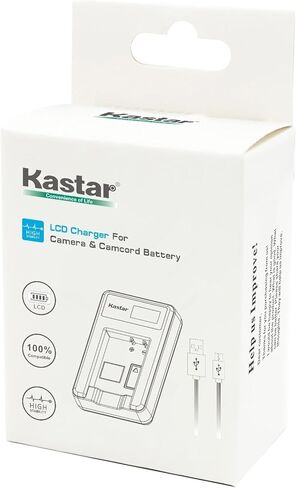 Kastar USB LCD شاحن مزدوج لباناسونيك DMW-BLE9 DMW-BLE9E DMW-BLE9PP DMW-BLG10 DMW-BLG10E DE-A98 DE-A99B Leica BP-DC15 وباناسونيك لوميكس DMC-GF3 لوميكس DMC-GF5 لوميكس DMC-GF6 لوميكس DMC-GX7 in Kuwait