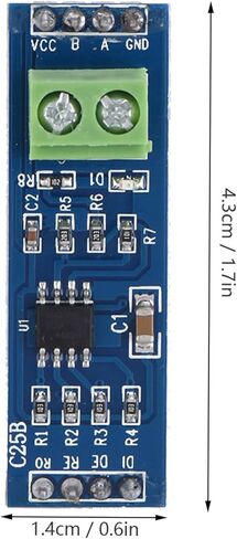 وحدة محول Sorandy RS485، محول رقاقة TTL إلى RS485 مع طرف 5.08 مم للاتصال MCU نصف مزدوج in Kuwait