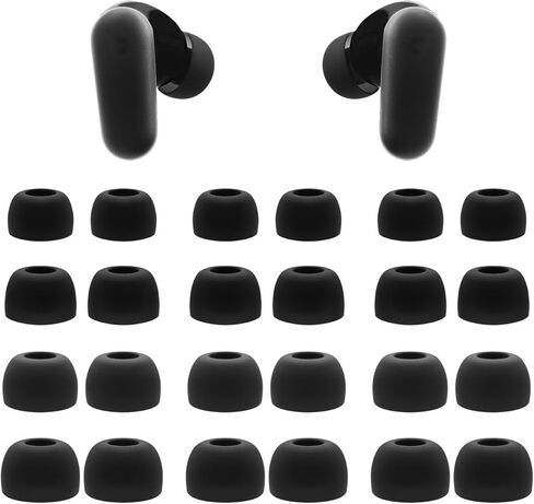 Replacement Silicone Ear Tips for Soundcore by Anker P30i / P20i Earbuds Tips,12 Pairs (S/M/L/XL) Black in Saudi Arabia