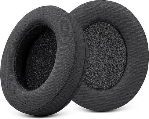 استبدال وسائد الأذن من GEVO متوافق مع سماعات الرأس فوق الأذن Philips SHP9500/SHP9500S، وسائد الأذن لـ SHP9500/SHP9500S مع رغوة الذاكرة وعزل الضوضاء (شبكة سوداء) in Kuwait