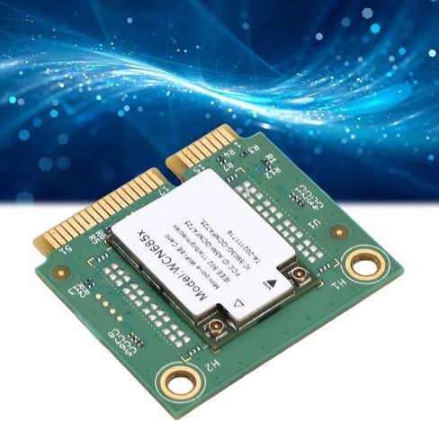بطاقة Yoidesu WiFi 6E اللاسلكية، بطاقة WiFi PCIE صغيرة، 6 جيجا هرتز 5 جيجا هرتز 2.4 جيجا هرتز ثلاثي الموجات، بلوتوث 5.3، 6 جيجا، هوائيات OFDMA MU MIMO، دعم Wins 11 10 PC in Saudi Arabia