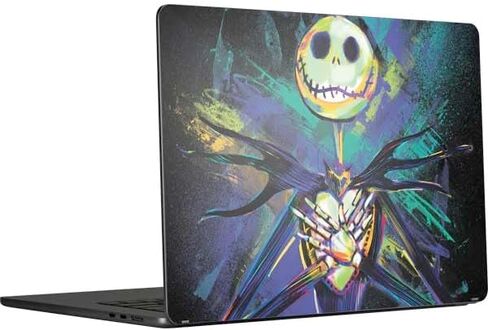 غلاف كمبيوتر محمول من Skinit متوافق مع جهاز MacBook Air 15 بوصة (2023) - تصميم فني مرخص رسميًا من Disney The Nightmare Before Christmas Jack Skellington in Kuwait