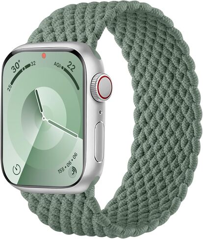 Compatible with Kids Apple Watch Band 38mm 40mm 41mm 42mm 44mm 45mm 46mm, Boys Girls Stretchy Braided Nylon Solo Loop Band for iWatch Series 11 10 9 8 7 6 5 4 3 2 1 SE3 SE2 SE in Saudi Arabia